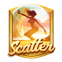 สัญลักษณ์ Scatter รูปคนขี่เซิร์ฟบอร์ด